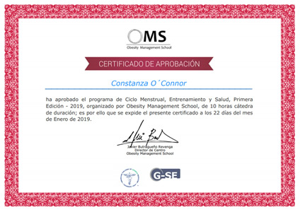 Certificado Final de Aprobación