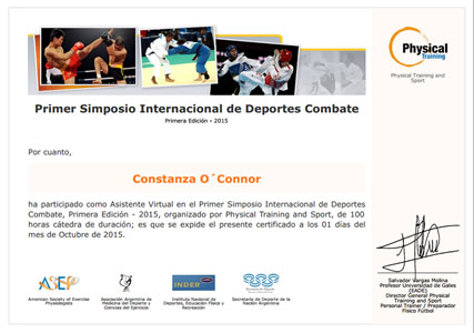Certificado Final de Asistencia