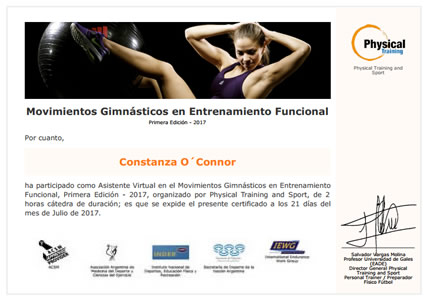 Certificado Final de Asistencia