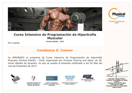 Certificado Final de Aprobación