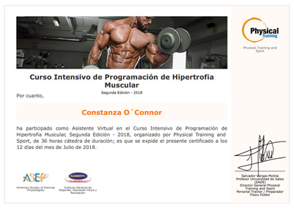 Certificado Final de Asistencia