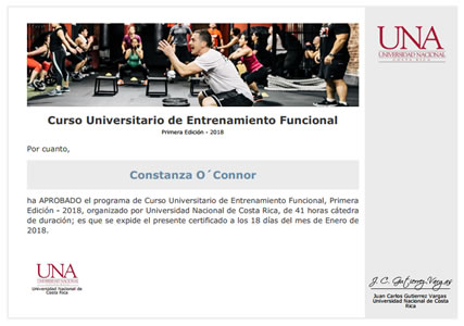 Certificado Final de Aprobación