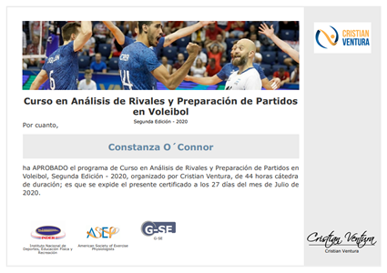 Certificado Final de Aprobación