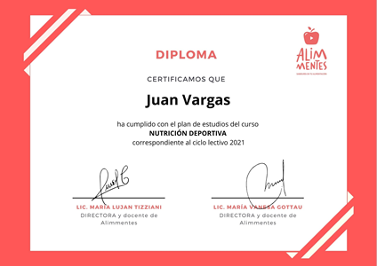 Certificado Final de Aprobación