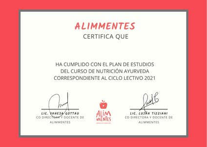 Certificado Final de Aprobación