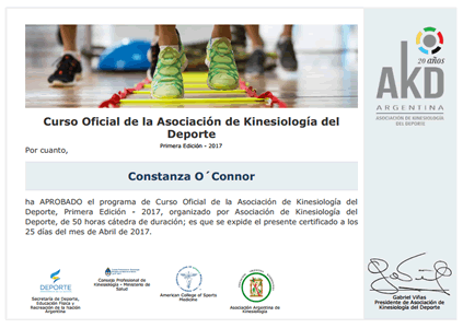 Certificado Final de Conferencista