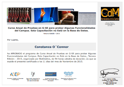 Certificado Final de Asistencia