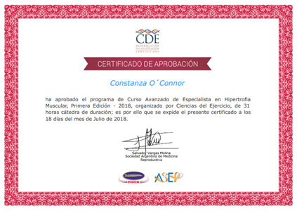 Certificado de Aprobación - Salvador Vargas Molina