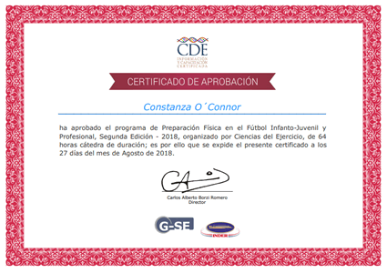 Certificado de Aprobación - Carlos Borzi