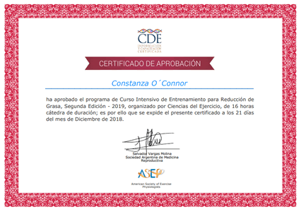 Certificado de Aprobación - Salvador Vargas Molina