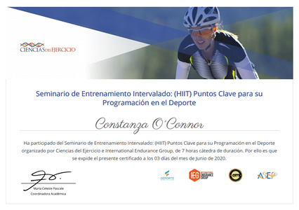 Certificado Final de Asistencia