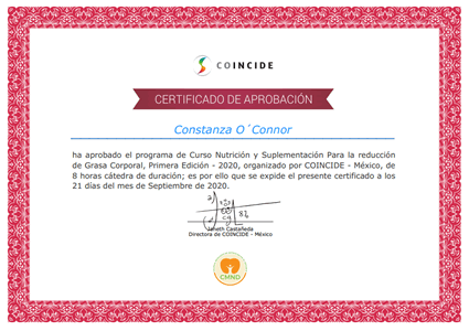 Certificado Final de Aprobación