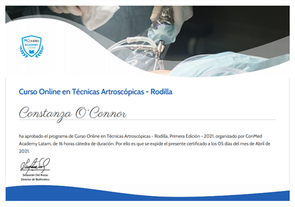 Certificado Final de Aprobación