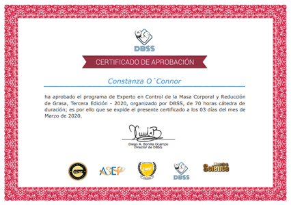Certificado Final de Aprobación