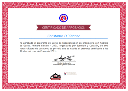 Certificado Final de Aprobación