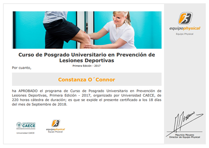 Certificado Final de Aprobación