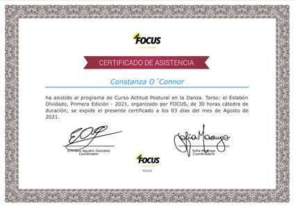 Certificado Final de Aprobación