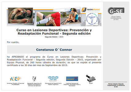 Certificado Final de Aprobación
