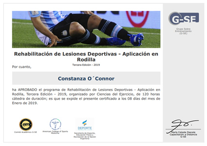 Certificado Final de Aprobación