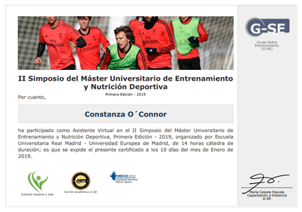 Certificado Final de Asistencia