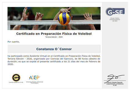 Certificado Final de Asistencia