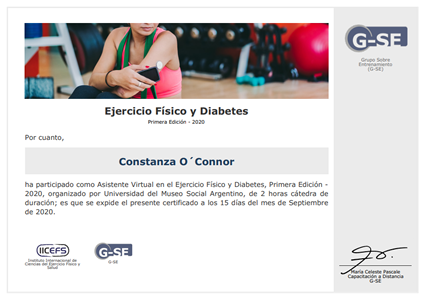 Certificado Final de Asistencia