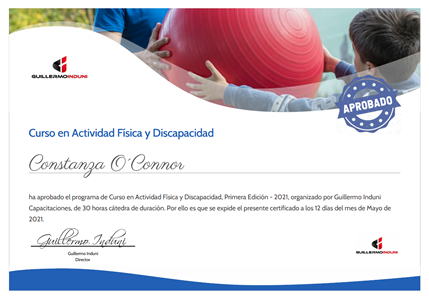 Certificado Final de Aprobación
