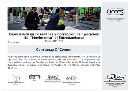 Certificado Final de Asistencia