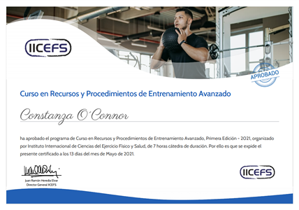 Certificado Final de Aprobación