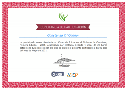 Certificado Final de Aprobación