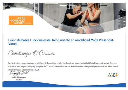 Certificado Final de Aprobación