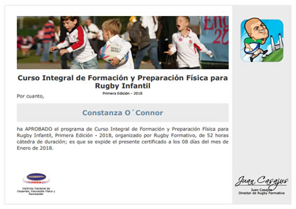 Certificado Final de Aprobación