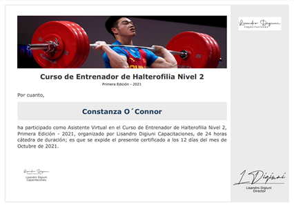 Certificado Final de Asistencia