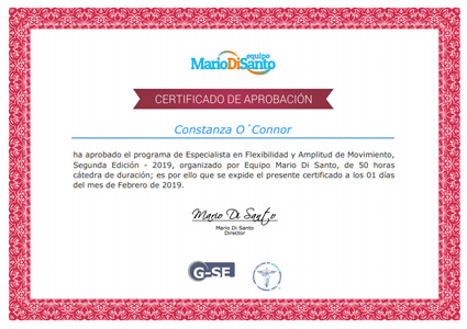 Certificado Final de Aprobación