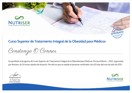 Certificado Final de Aprobación