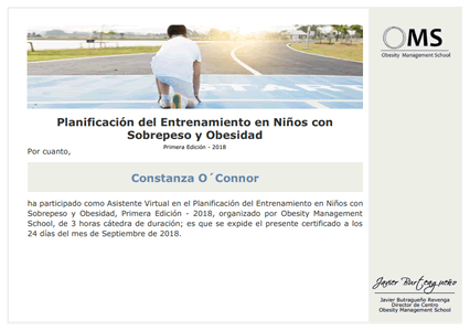 Certificado Final de Asistencia