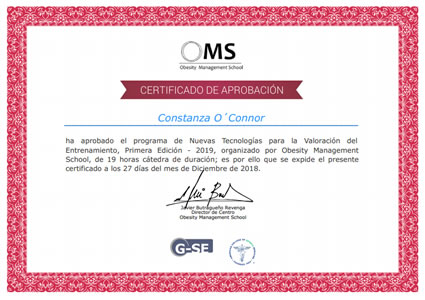 Certificado Final de Aprobación