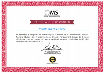Certificado Final de Aprobación