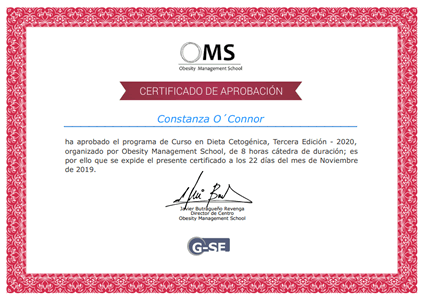 Certificado Final de Aprobación
