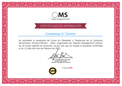 Certificado Final de Aprobación