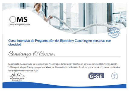 Certificado Final de Aprobación
