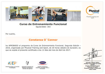Certificado Final de Asistencia