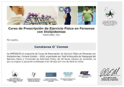 Certificado Final de Aprobación