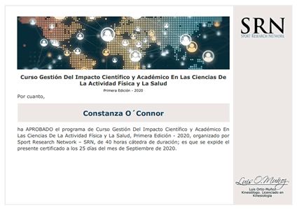Certificado Final de Asistencia