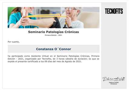 Certificado Final de Asistencia