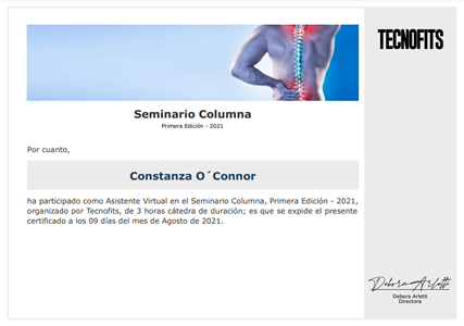 Certificado Final de Asistencia
