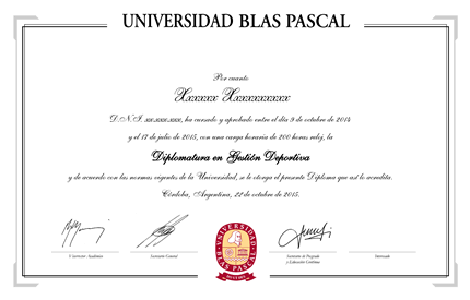 Diplomatura en Gestión Deportiva