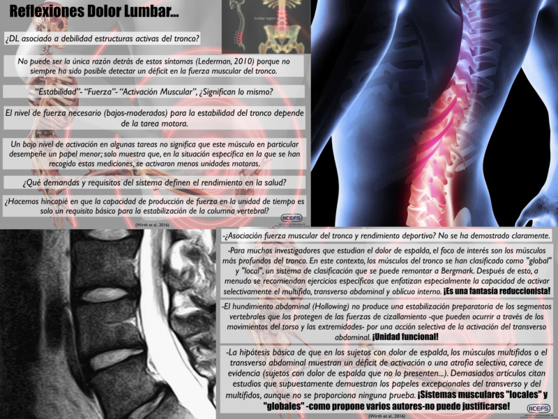 Dolor Lumbar: Conceptos, Errores Terminológicos, Evidencia